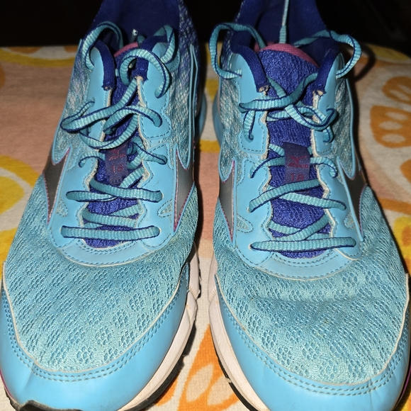 Mizuno Wave Rider blue size 6 Size 10.5 Womens - Picture 5 of 11